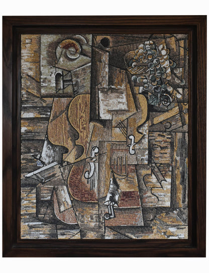Violin and Grapes