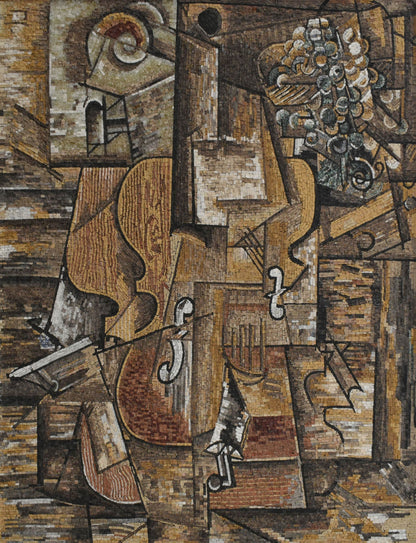 Violin and Grapes